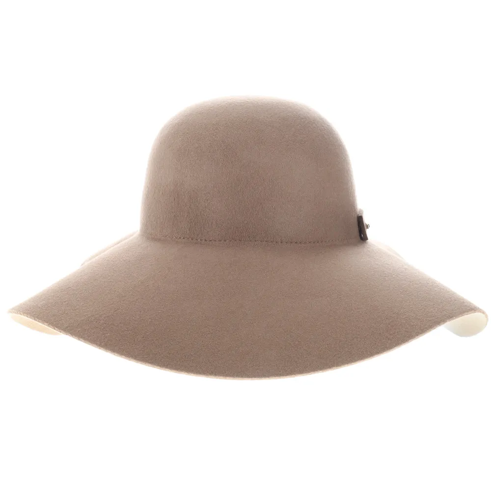 Sundial - Walrus Hats Grey Wool Felt Wide Brim Crushable Hat - H7011