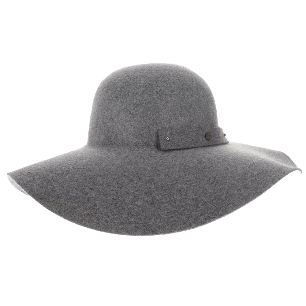 Sundial - Walrus Hats Grey Wool Felt Wide Brim Crushable Hat - H7011