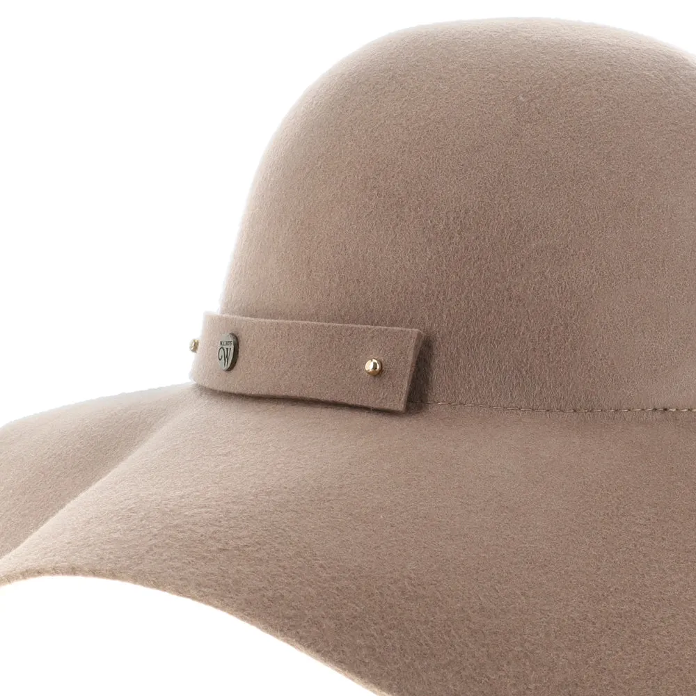 Sundial - Walrus Hats Grey Wool Felt Wide Brim Crushable Hat - H7011