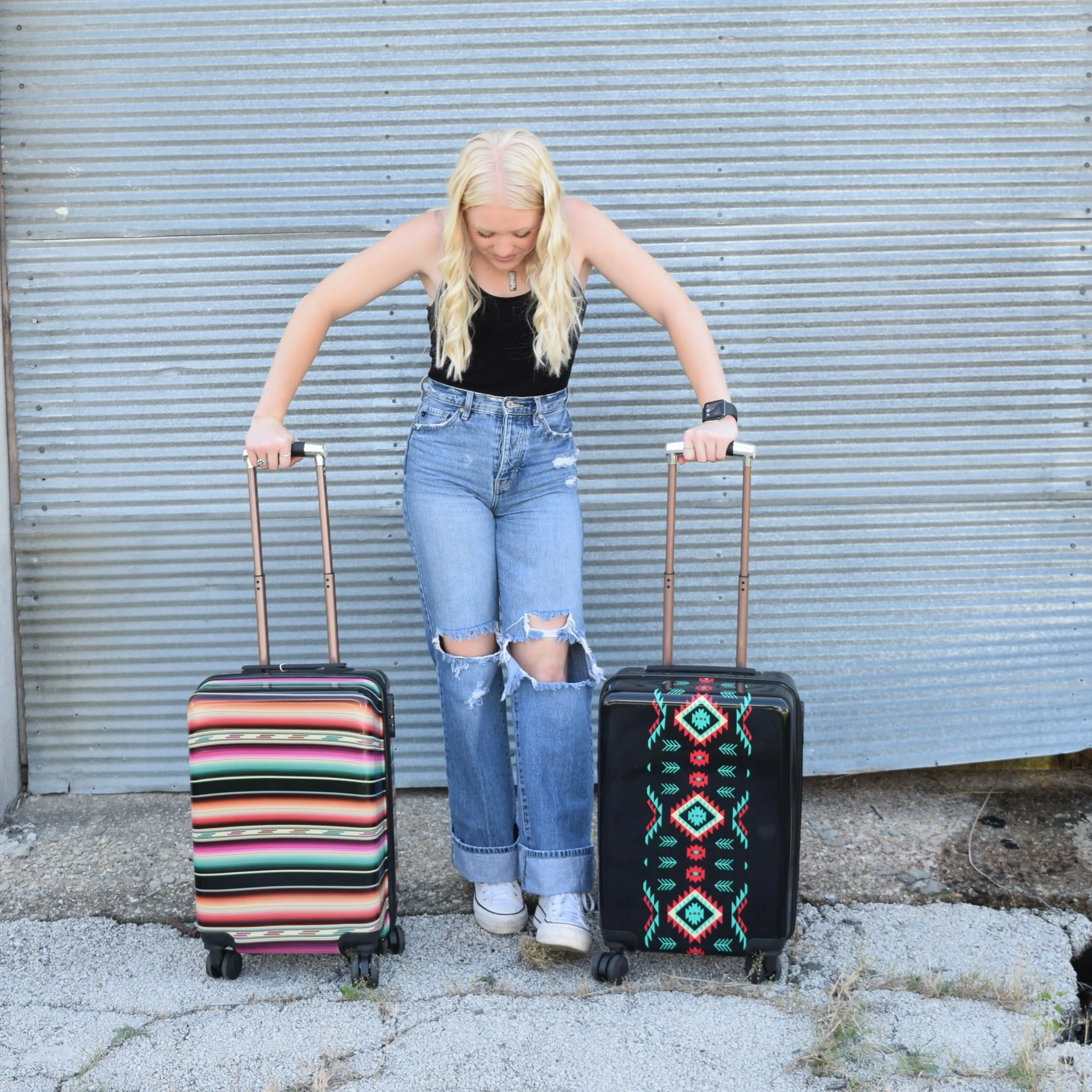 The Rolling Rambler Suitcase (Two Patterns)