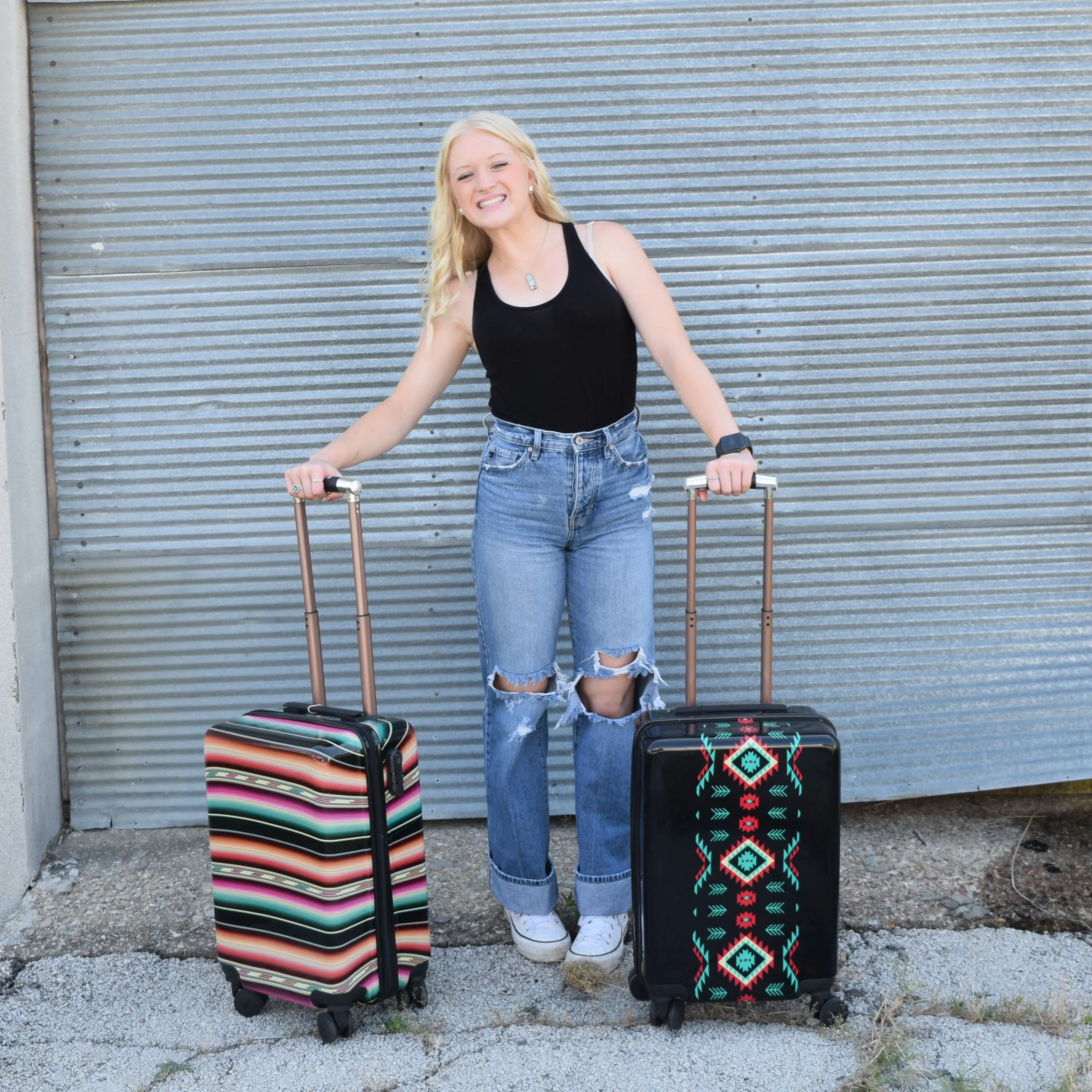 The Rolling Rambler Suitcase (Two Patterns)