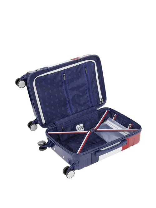 Tommy Hilfiger ABS 58 cms Navy   Red   White Hardsided Cabin Luggage (Triton)