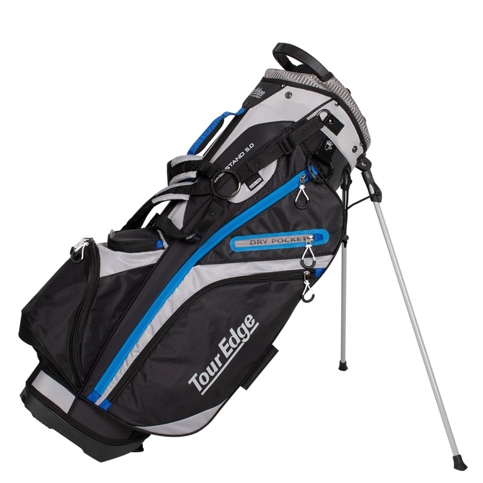 Tour Edge Hot Launch Xtreme Stand 5.0 Bag-Black-Blue