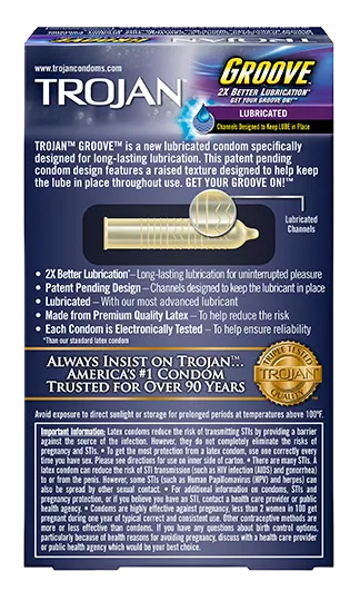 Trojan Groove Condoms