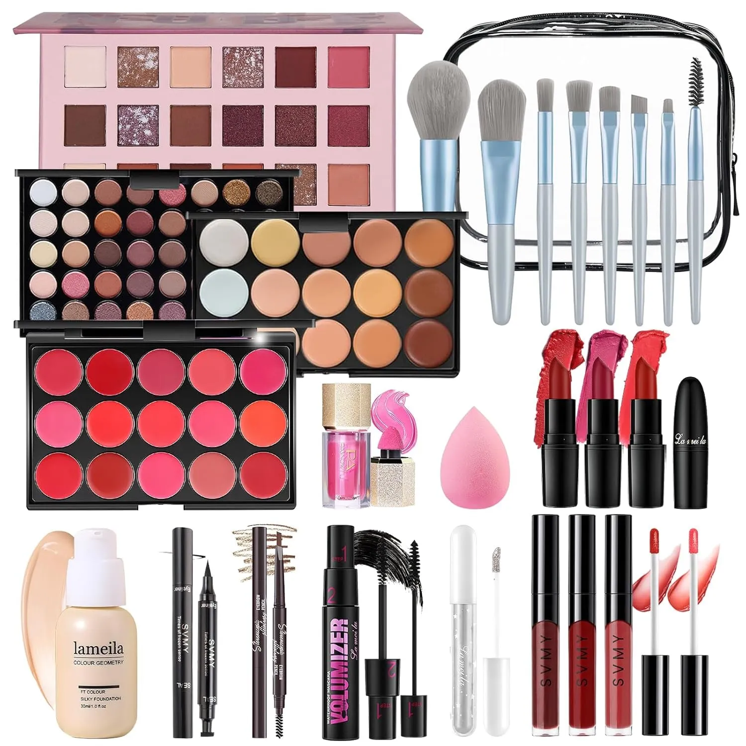 Ultimate Teen Makeup Kit: Travel-Friendly Eyeshadow Palettes, Lip Colors & Essentials for All Levels