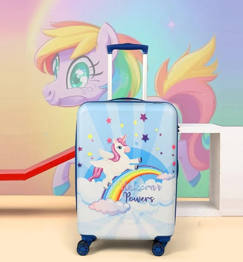 Unicorn Kids Travel Trolley Bag – Durable Rolling Suitcase for Kids’ Trips