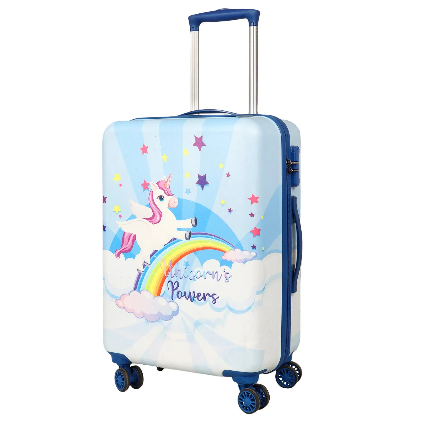 Unicorn Kids Travel Trolley Bag – Durable Rolling Suitcase for Kids’ Trips