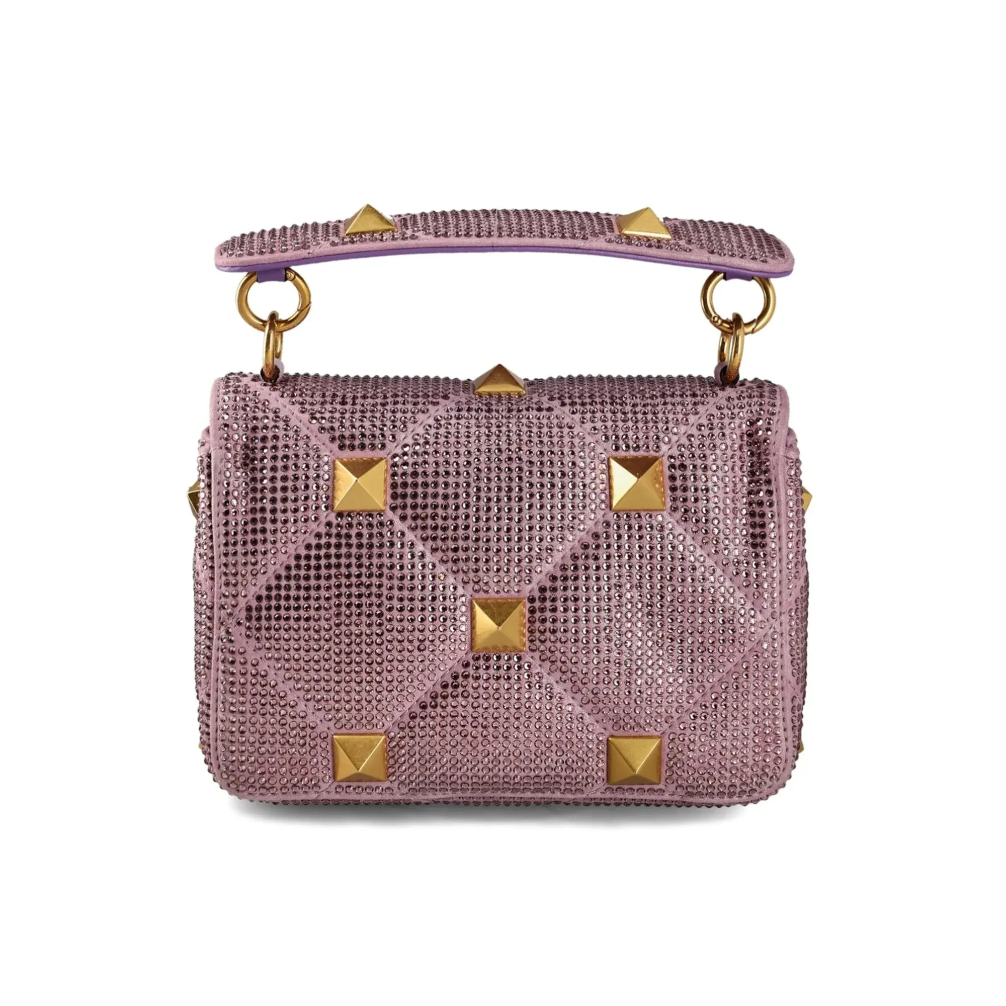 Valentino Garavani Roman Stud Chain-Linked Medium Shoulder Bag