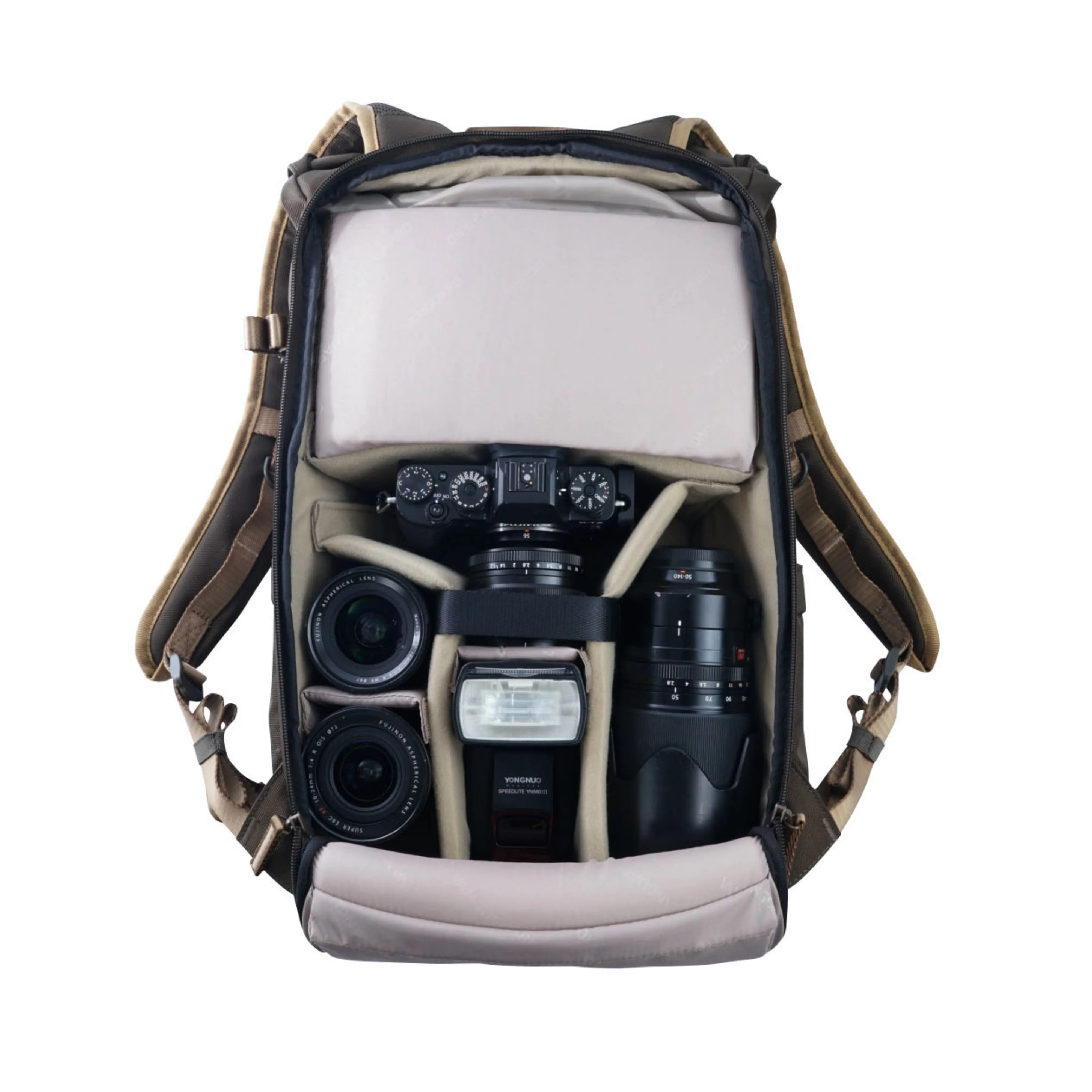 VEO GO 46M KG 13 Litre Backpack for Mirrorless Kits - Khaki