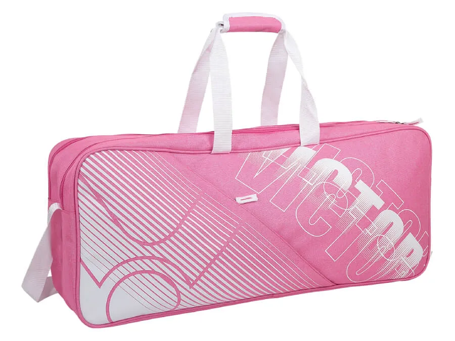 Victor Team Badminton Bag BR6617 (Aquarius, Pink, Steel Gray)