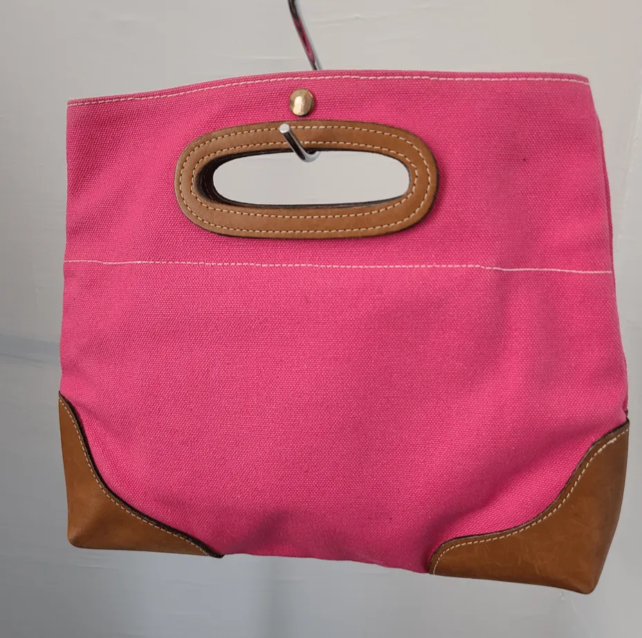 Vintage 1960s Pink Bermuda Bag