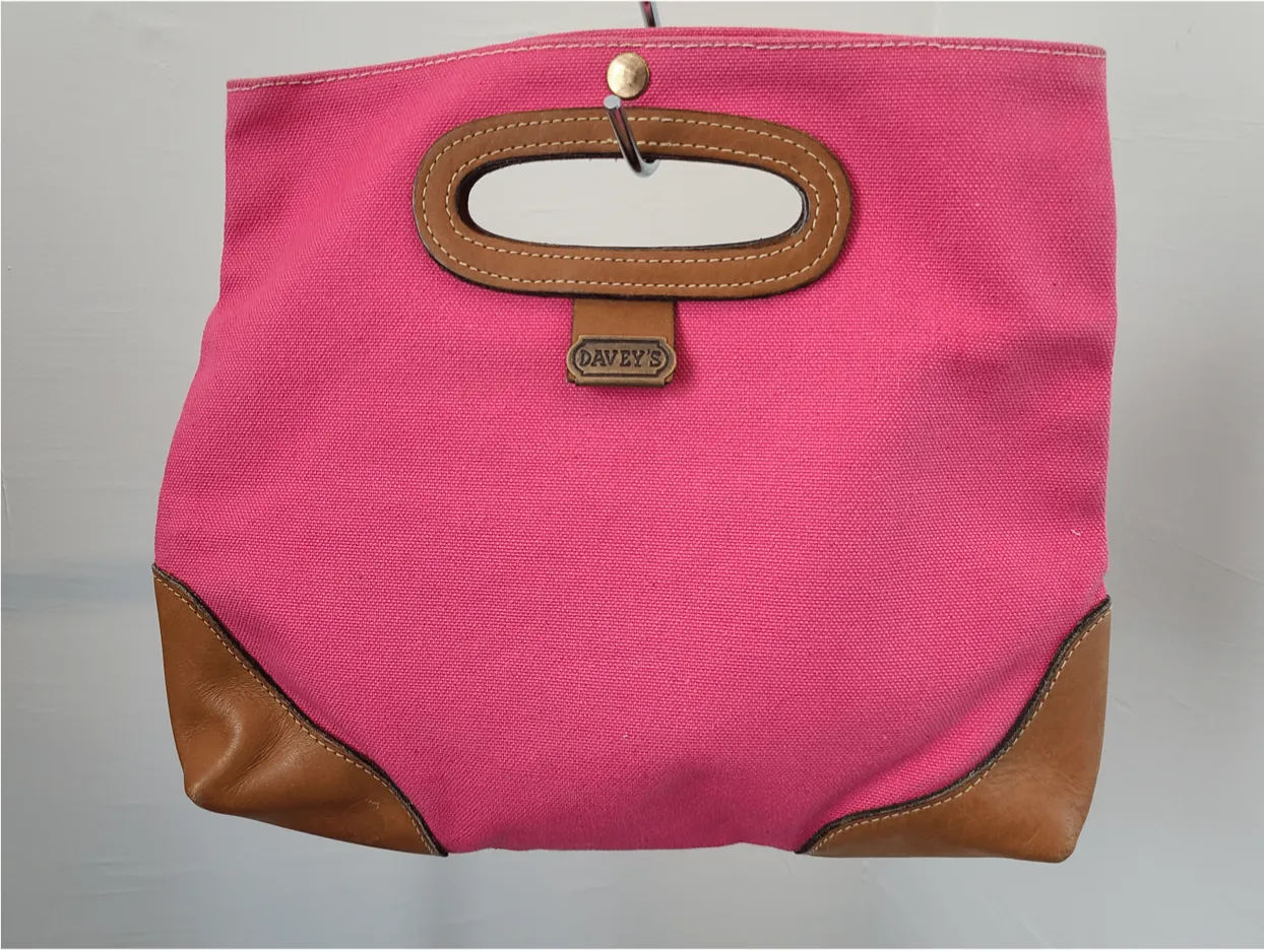 Vintage 1960s Pink Bermuda Bag