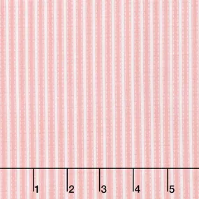 Vintage Adventure - Stripe Pink Yardage