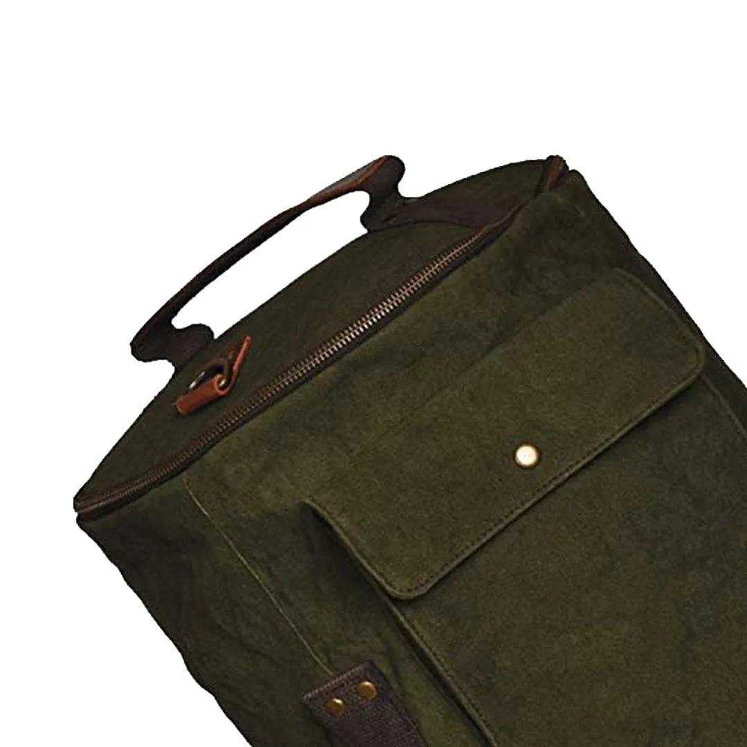 VINTAGE DUFFLE BAG - GREEN