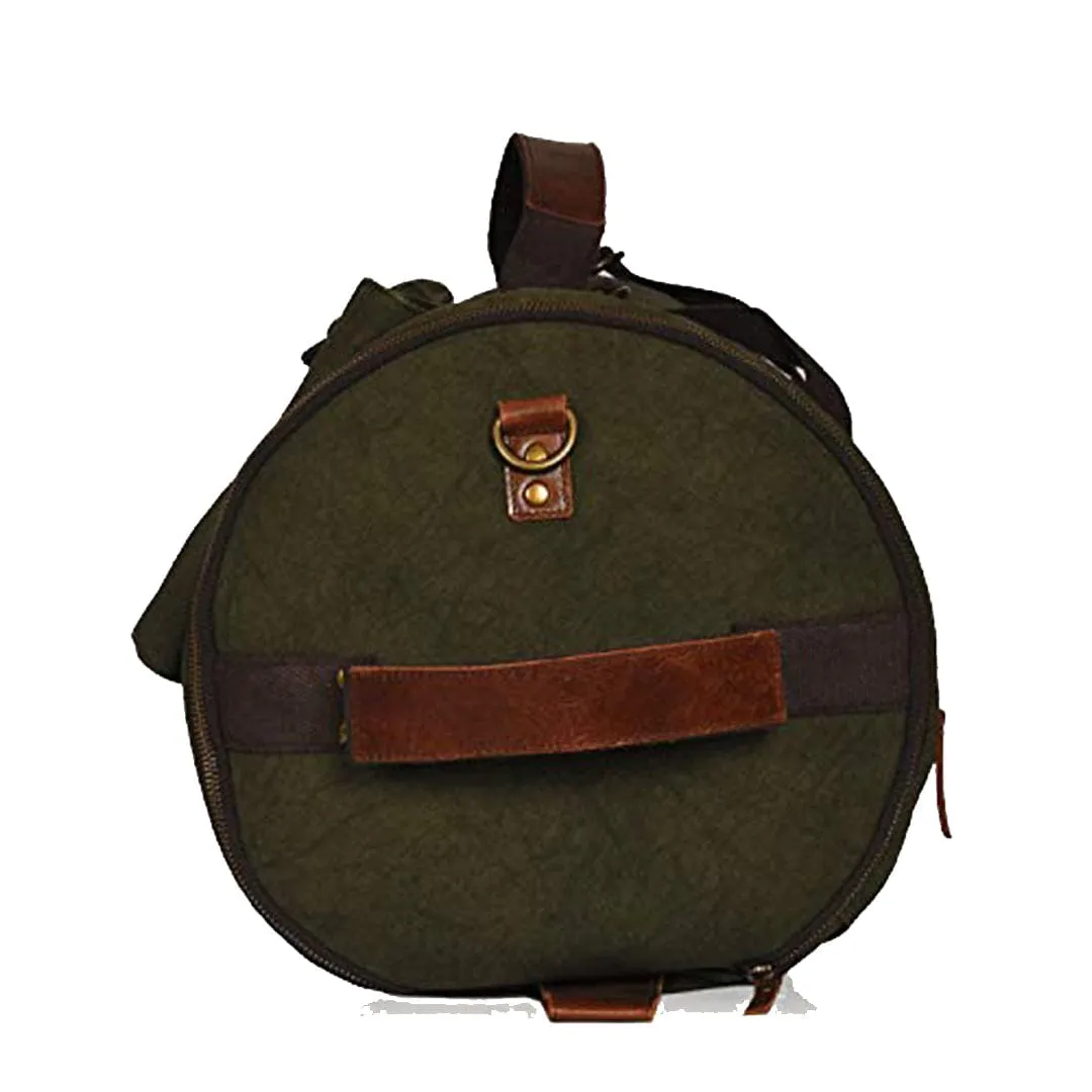 VINTAGE DUFFLE BAG - GREEN