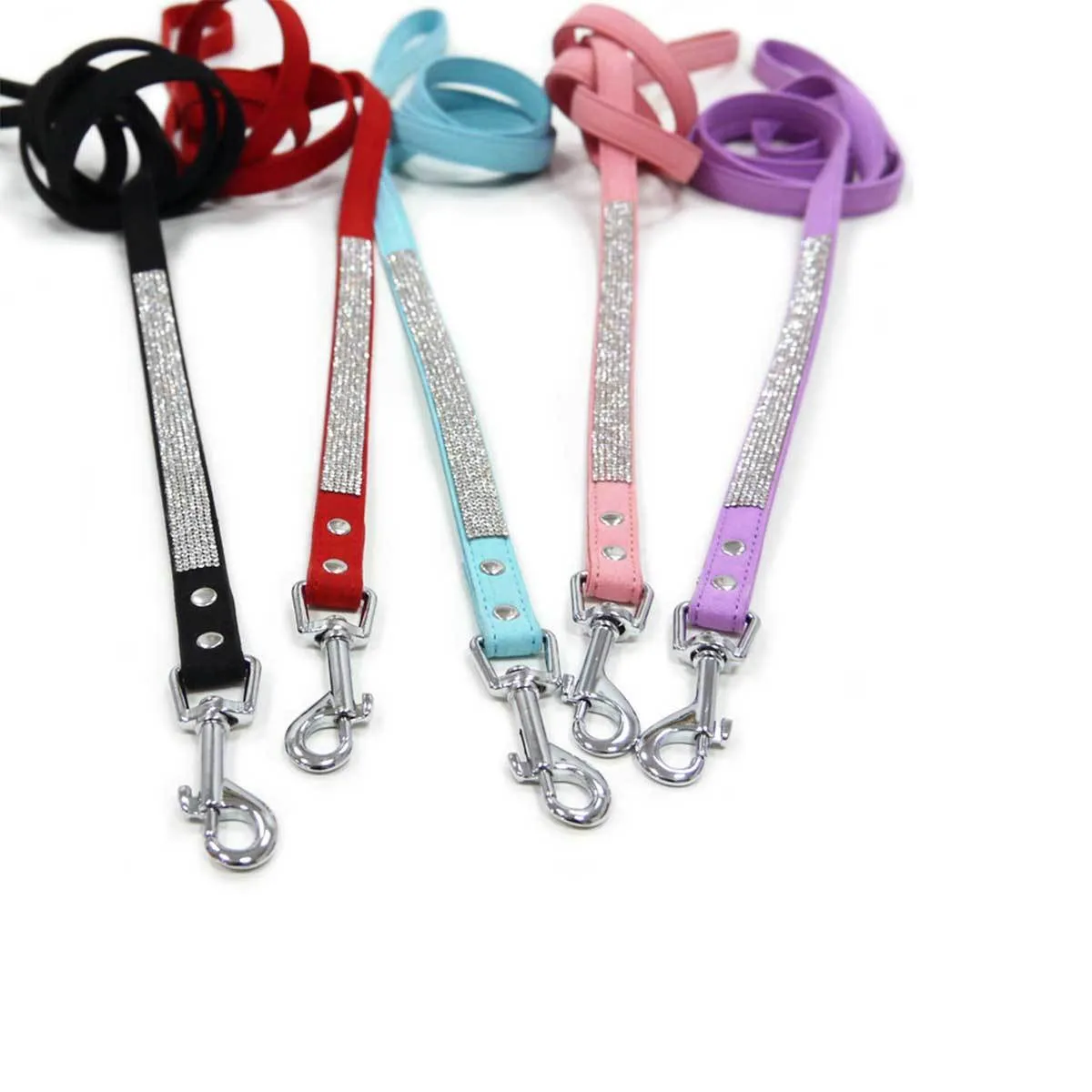 VIP Bling Dog Leash in Red