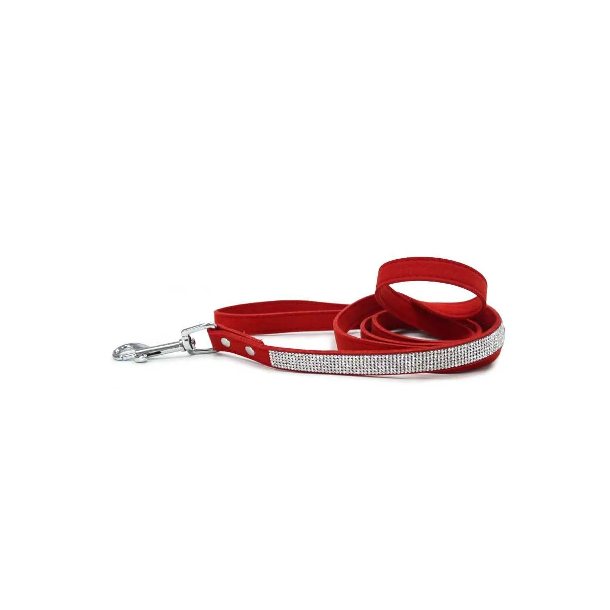 VIP Bling Dog Leash in Red