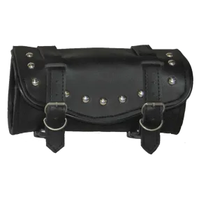 VS101H Vance Leather 2 Strap Studded Hard Shell Tool Bag with Quick Releases