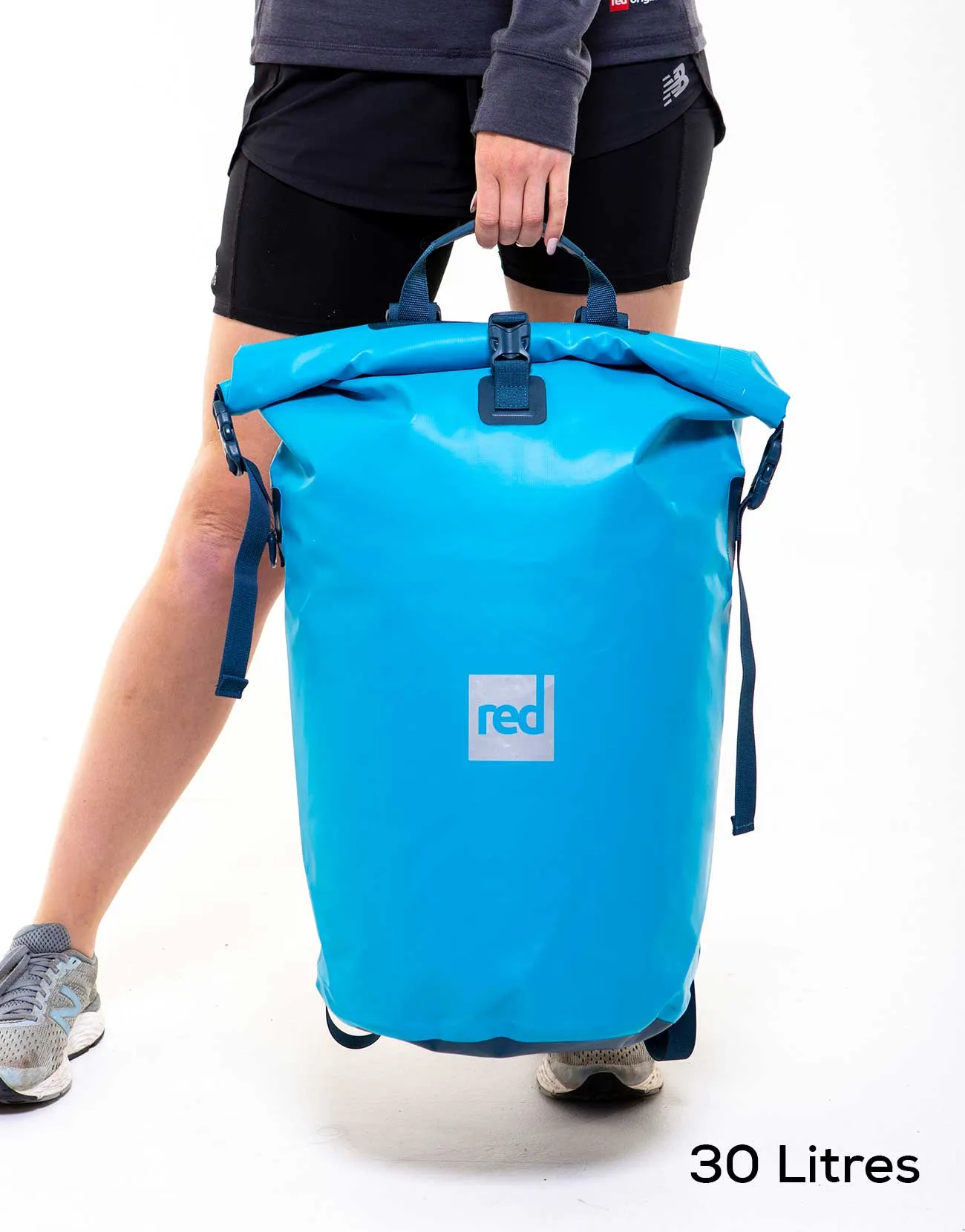 Waterproof Roll Top Dry Bag Backpack - Ride Blue