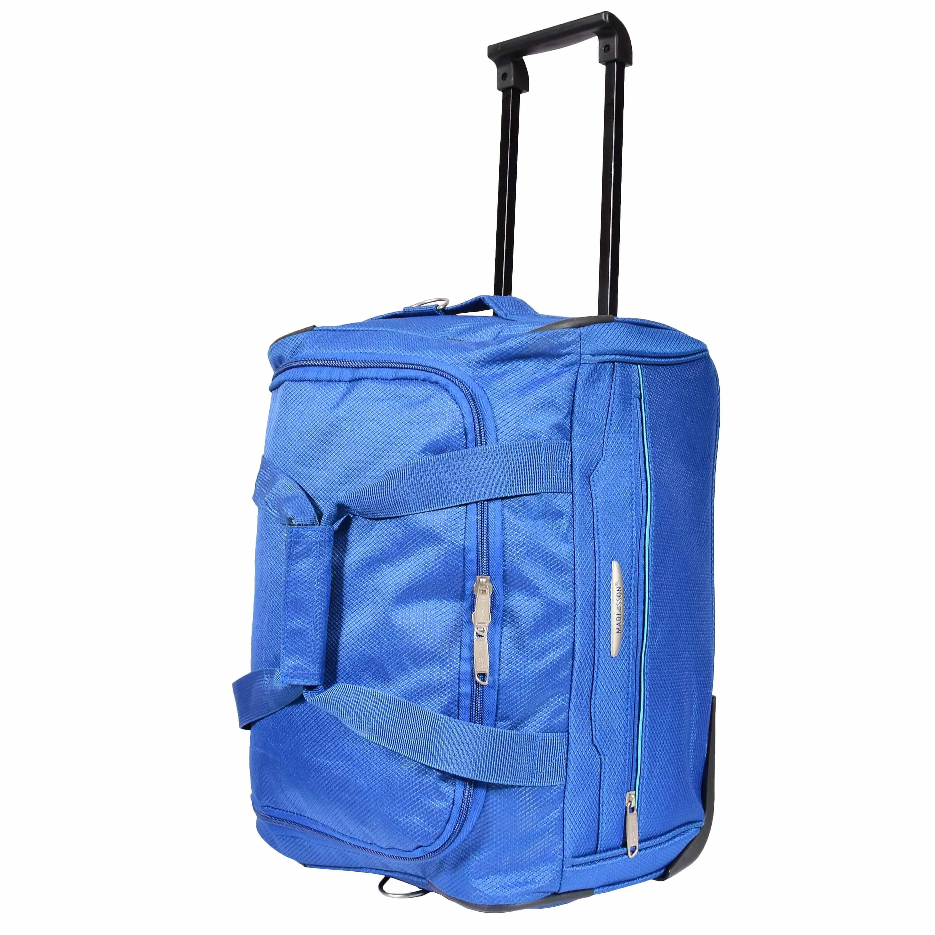 Wheeled Holdall Duffle Mid Size Bag HOL214 Blue