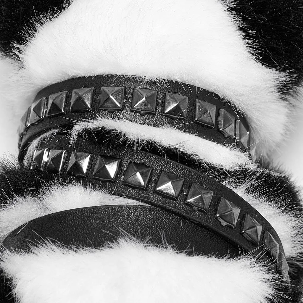 Women's Punk Studded Belt Panda Doll