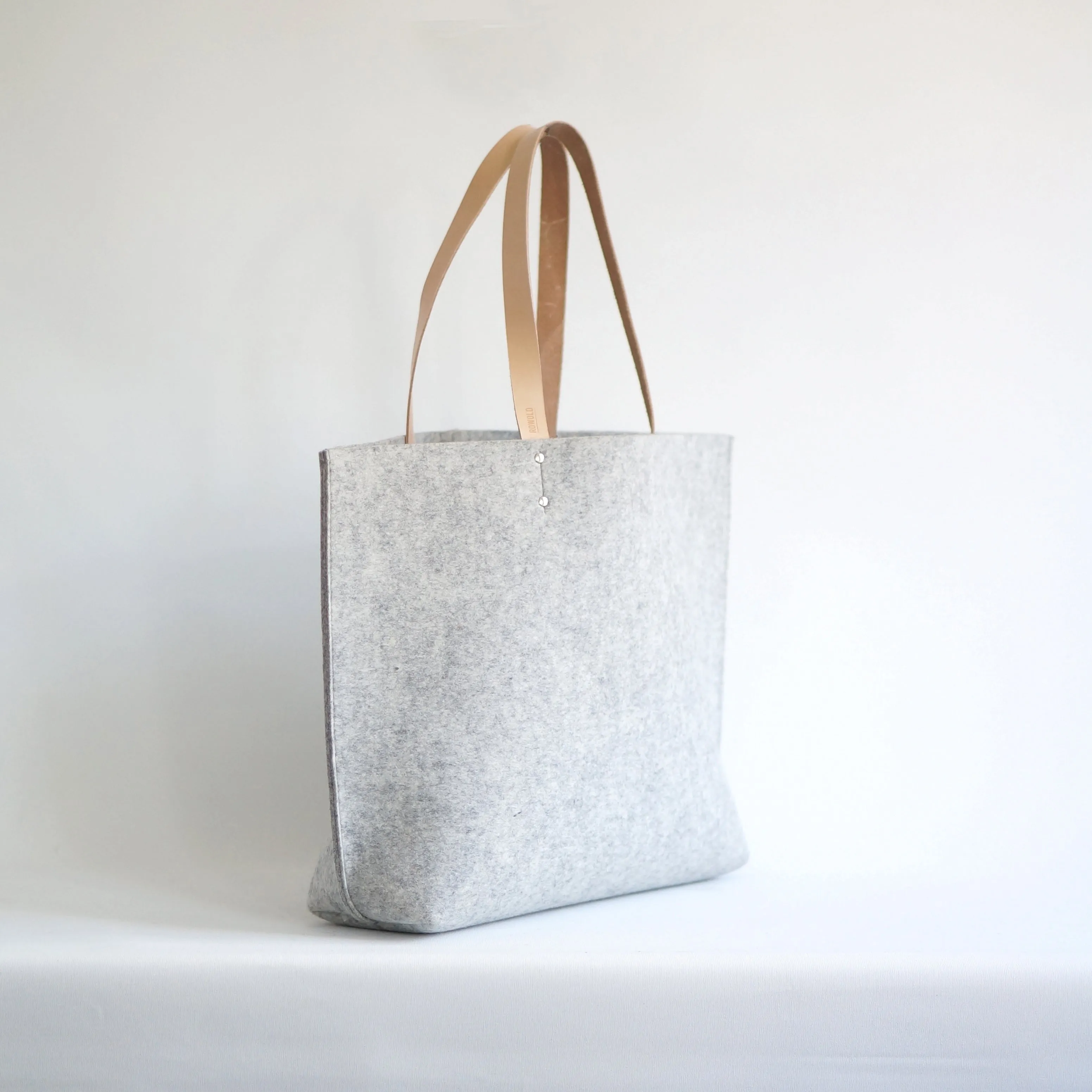 wool felt tote bag | Darwin medium