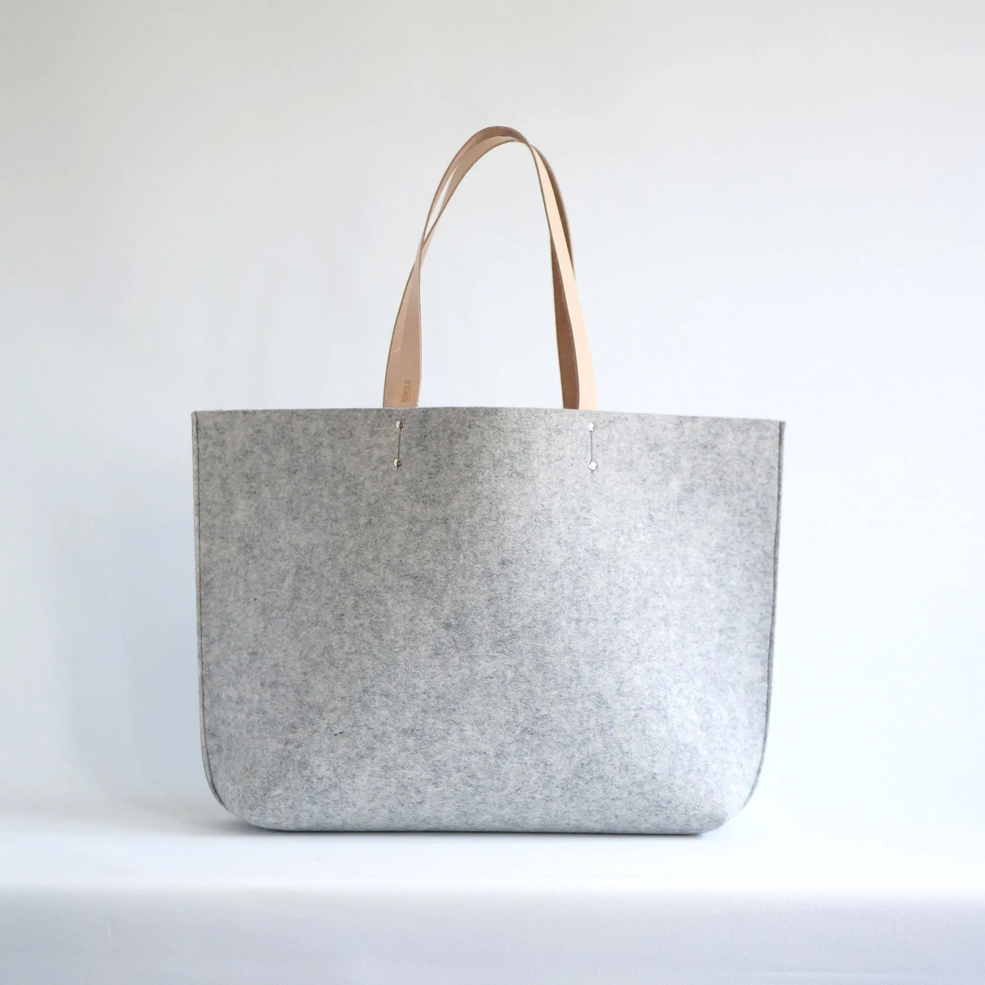 wool felt tote bag | Darwin medium