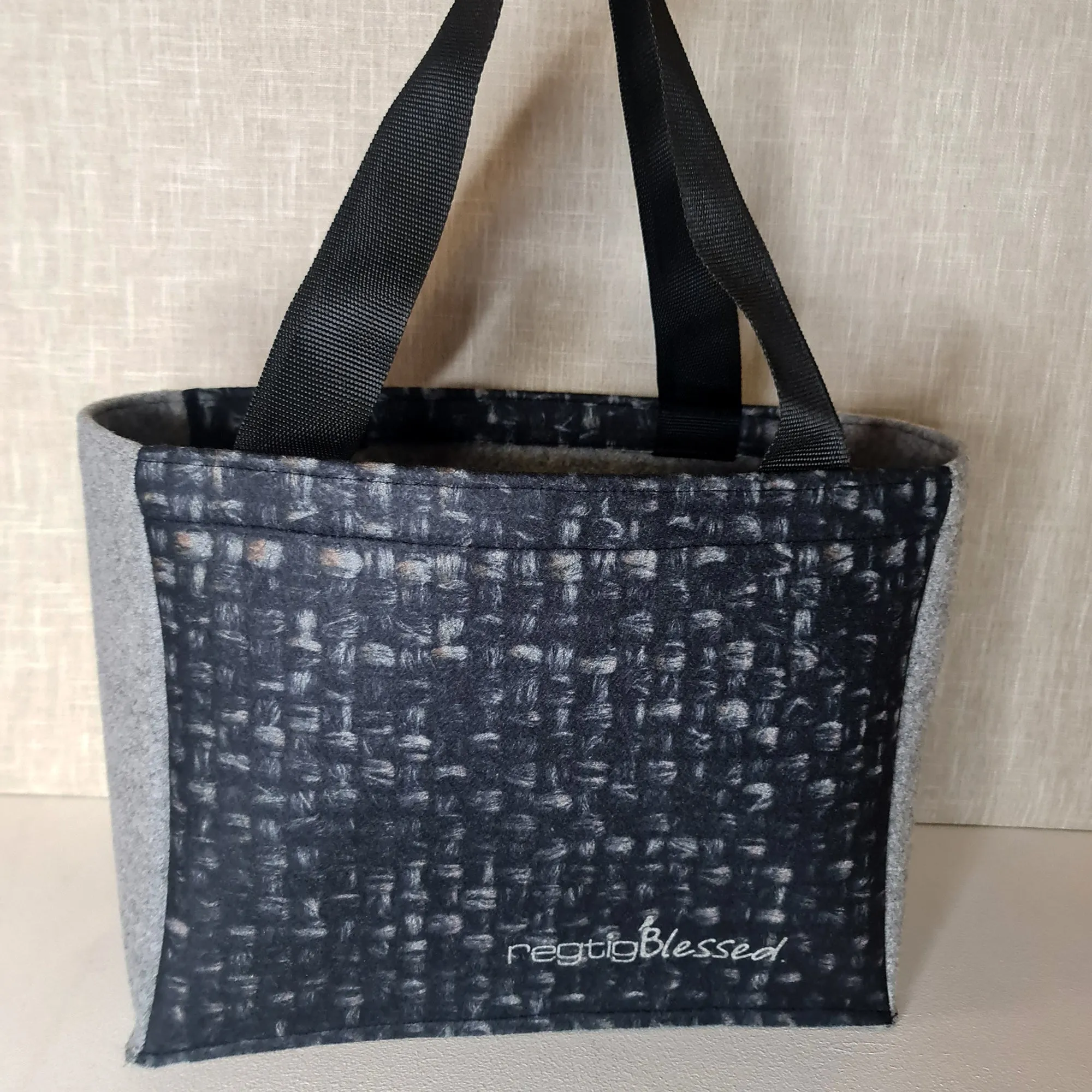 Woven Mat - Recycled Felt Shopper Bag